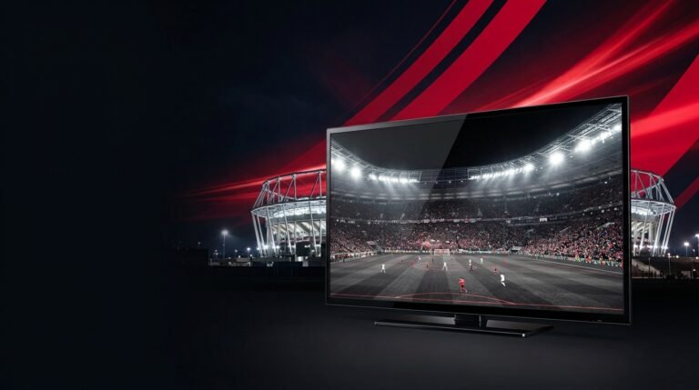 Partido de fútbol en vivo en Tele Latino en una Smart TV