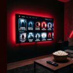 Tele Latino Series en una Smart TV con catálogo de series