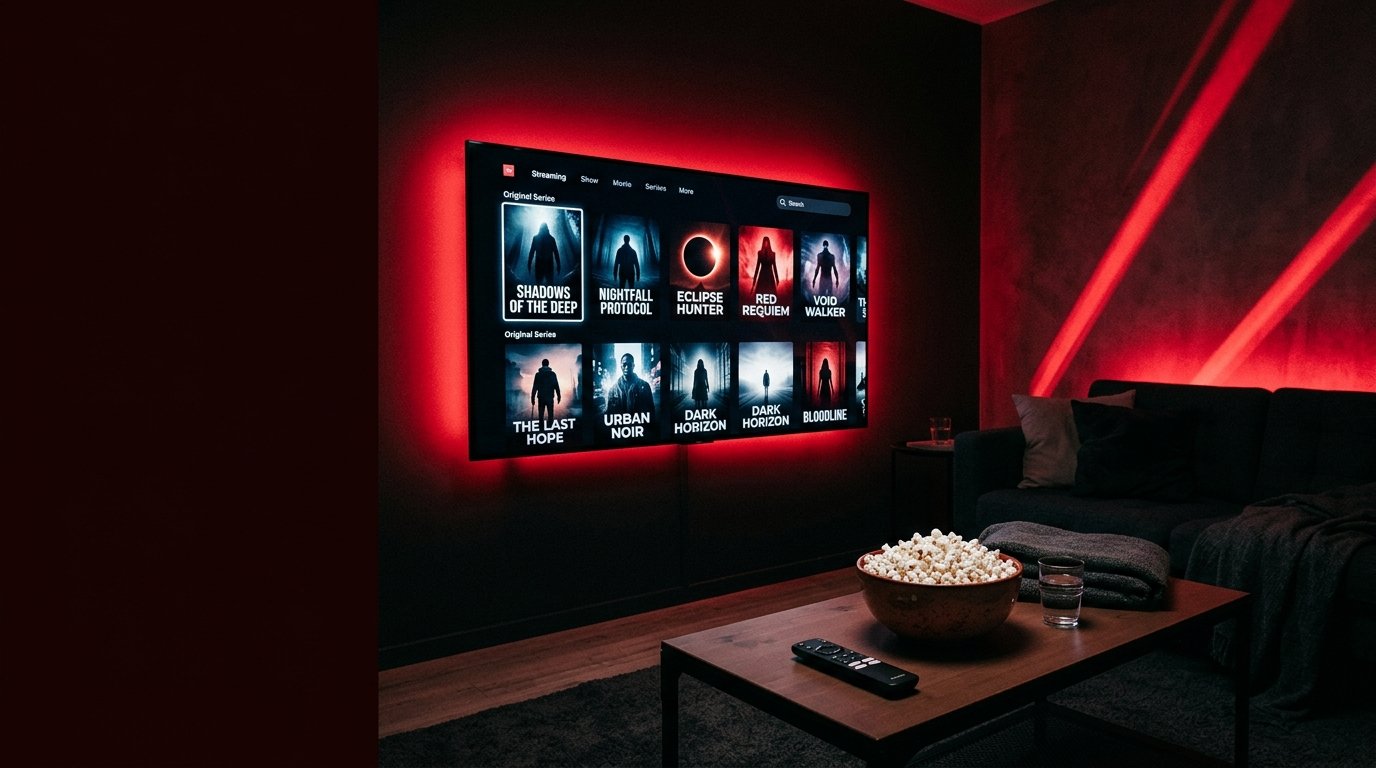 Tele Latino Series en una Smart TV con catálogo de series