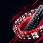 Control remoto rodeado de canales de TV en Tele Latino Channels List