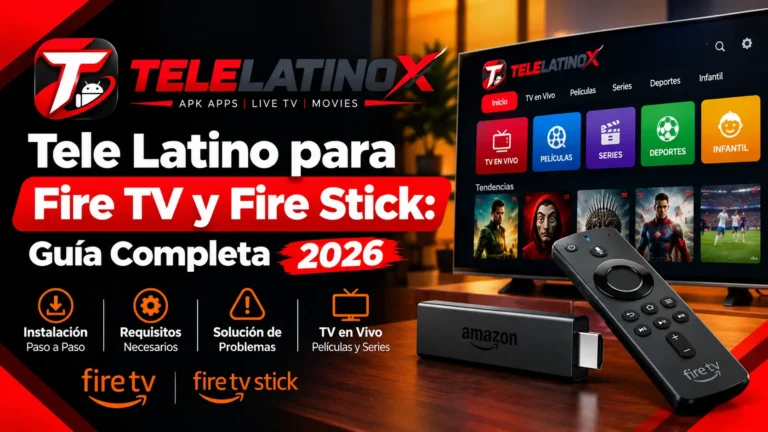 Tele Latino para Fire TV y Fire Stick en un televisor inteligente
