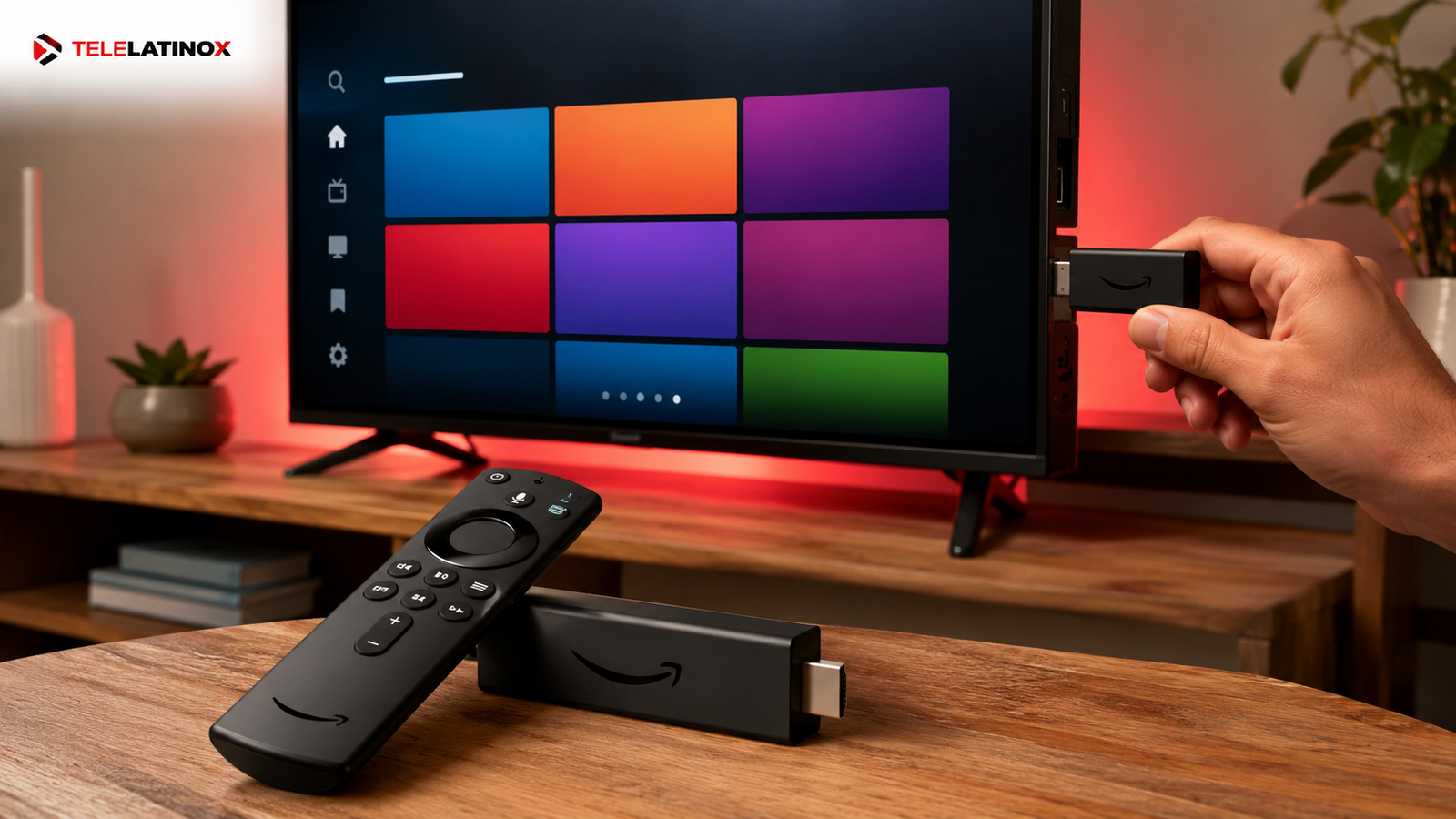 Cómo configurar un Fire TV Stick conectado a un televisor